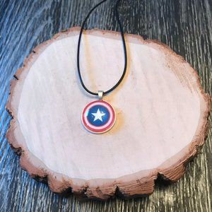 Captain America handmade necklace